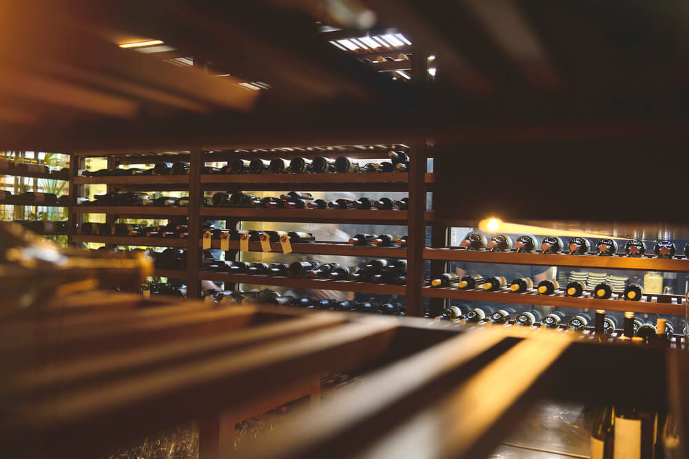 Temperature-Controlled Wine Storage Cabinet