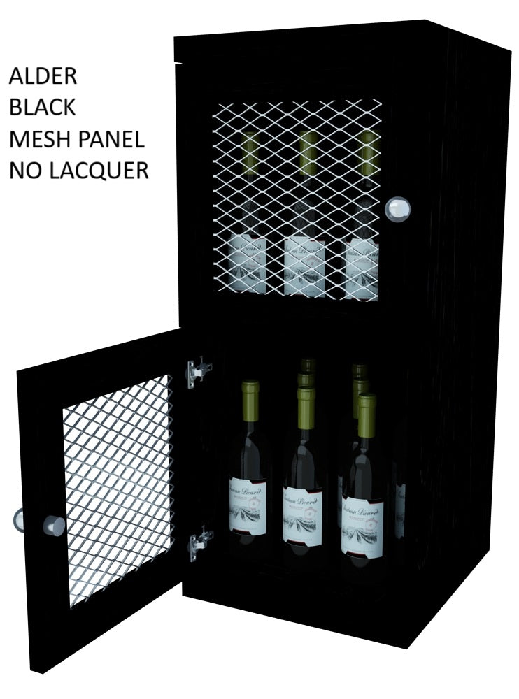 Vinostor Wine Lockers – 2 Locking Bins - 35-5/8″ Tall - Single Shelf Solid Sides