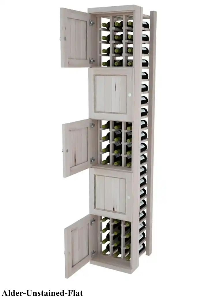 Vinostor Wine Lockers – 5 Locking Bins - 83-5/8″ Tall - Individual Bottles