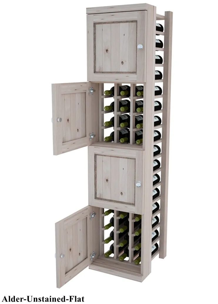 Vinostor Wine Lockers – 4 Locking Bins - 57-5/8″ Tall - Individual Bottles