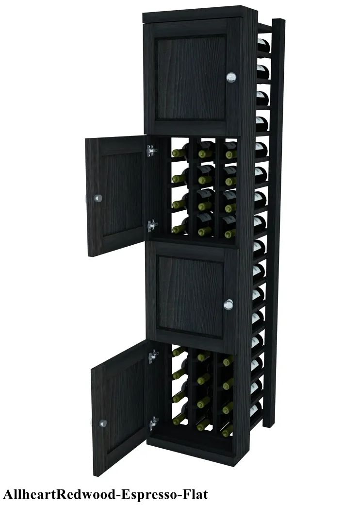 Vinostor Wine Lockers – 4 Locking Bins - 57-5/8″ Tall - Individual Bottles