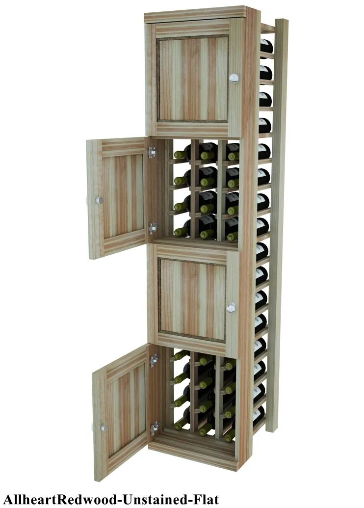 Vinostor Wine Lockers – 4 Locking Bins - 57-5/8″ Tall - Individual Bottles