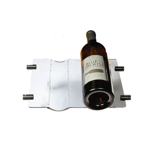 Blue Grouse 2 Bottle Glass Cradle with Clips for Float Wine Display System
