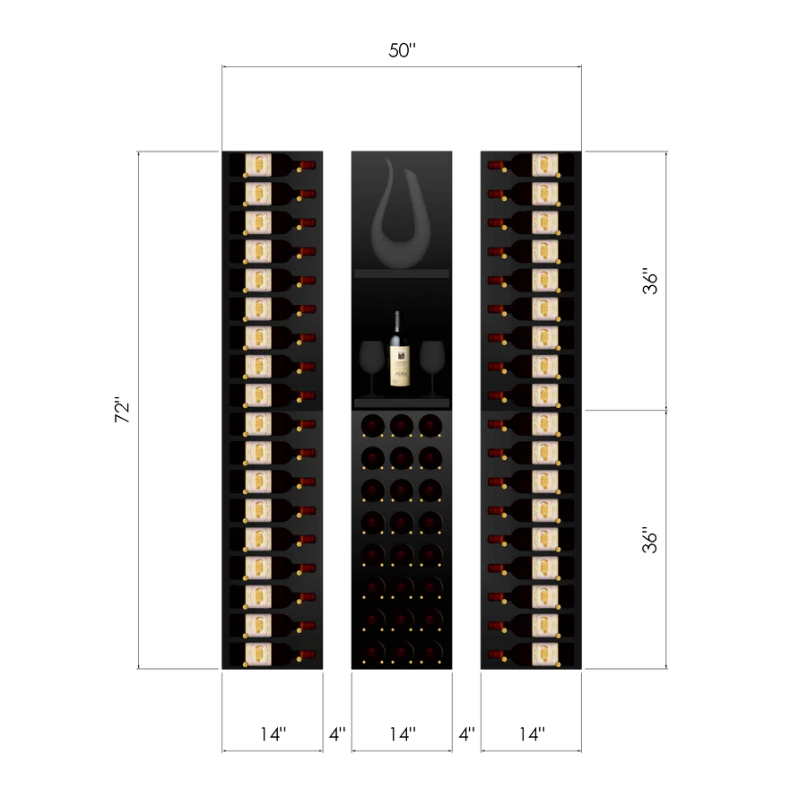 Blue Grouse THE SHOW VINdustry Wine Wall