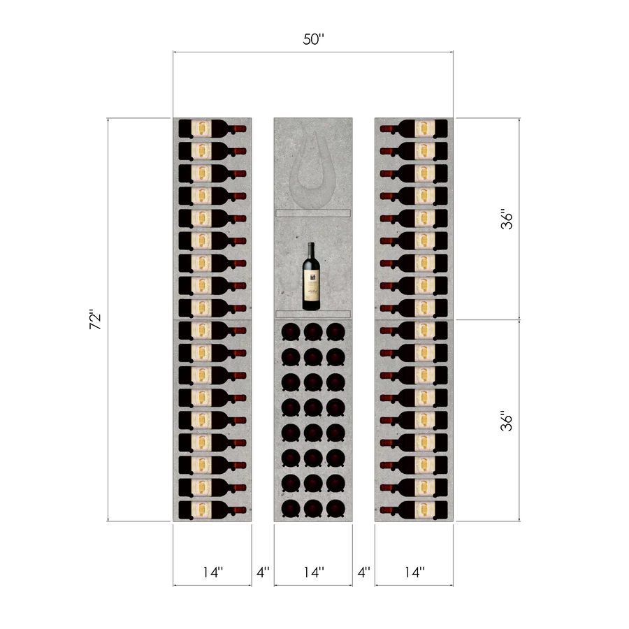 Blue Grouse THE SHOW VINdustry Wine Wall