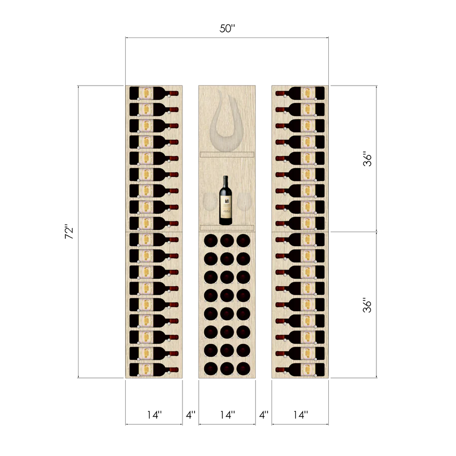 Blue Grouse THE SHOW VINdustry Wine Wall