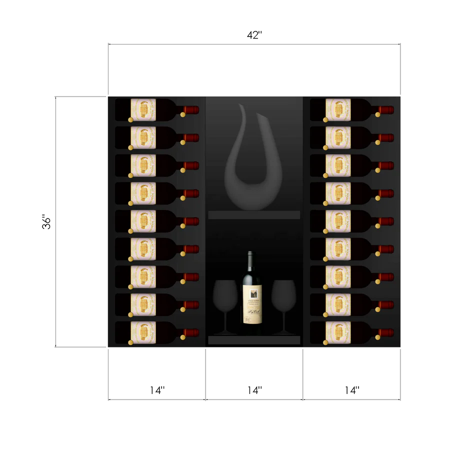 Blue Grouse THE WINE BAR MINI VINdustry Wine Wall