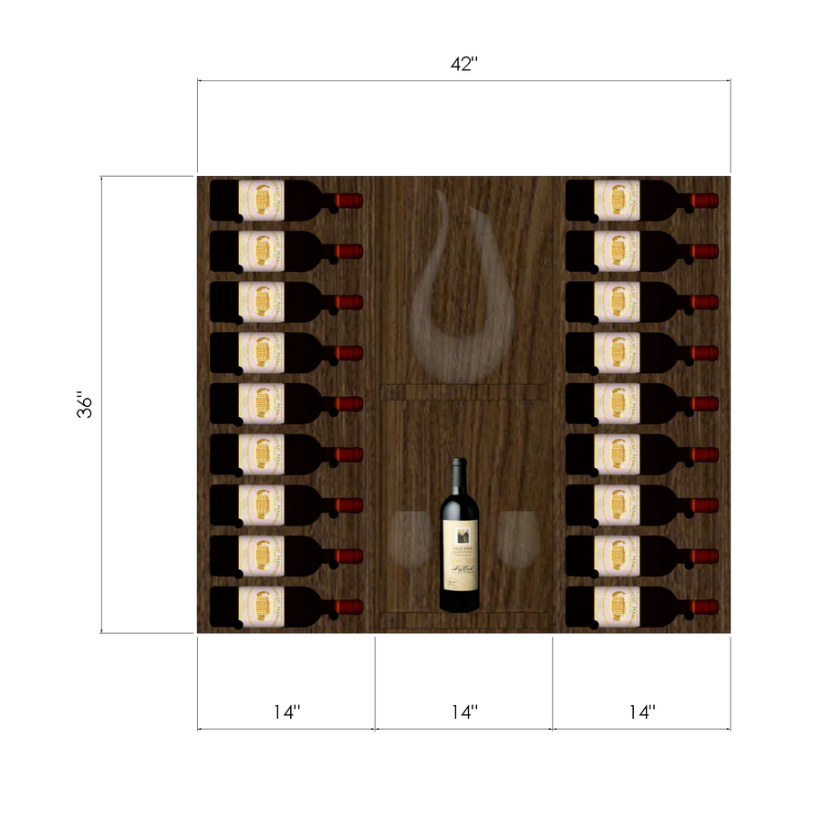 Blue Grouse THE WINE BAR MINI VINdustry Wine Wall