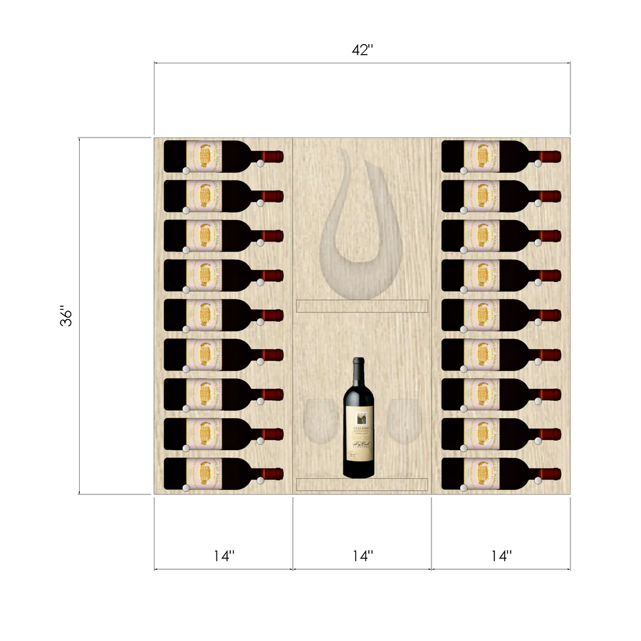 Blue Grouse THE WINE BAR MINI VINdustry Wine Wall