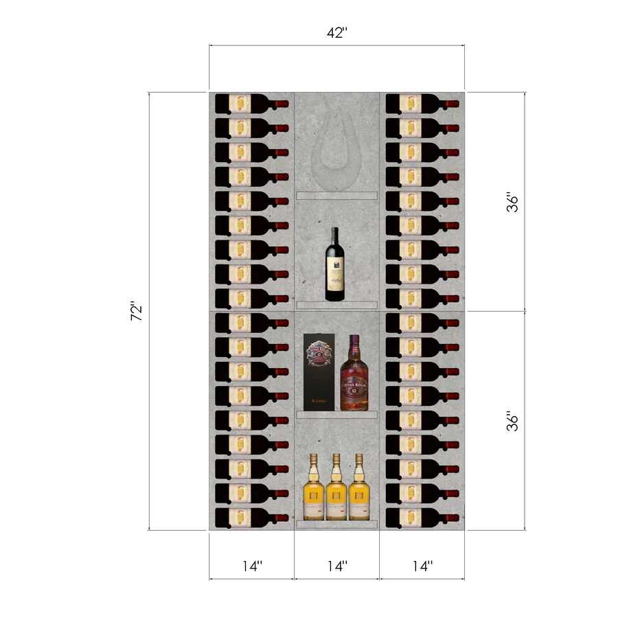 Blue Grouse THE WINE BAR VINdustry Wine Wall