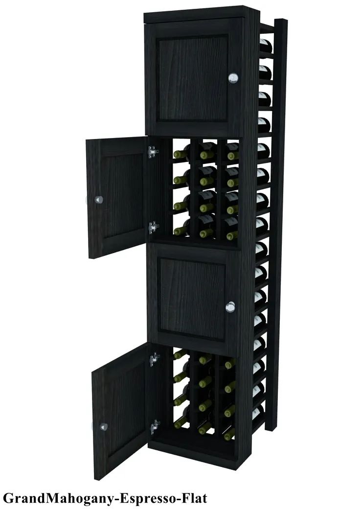 Vinostor Wine Lockers – 4 Locking Bins - 57-5/8″ Tall - Individual Bottles