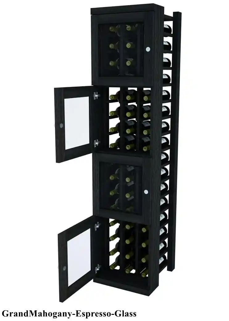Vinostor Wine Lockers – 4 Locking Bins - 57-5/8″ Tall - Individual Bottles