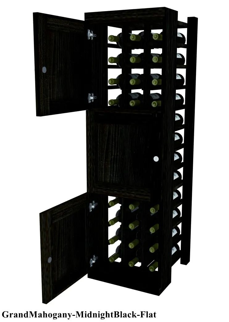 Vinostor Wine Lockers – 3 Locking Bins - 51-5/8"" Tall - Individual Bottles