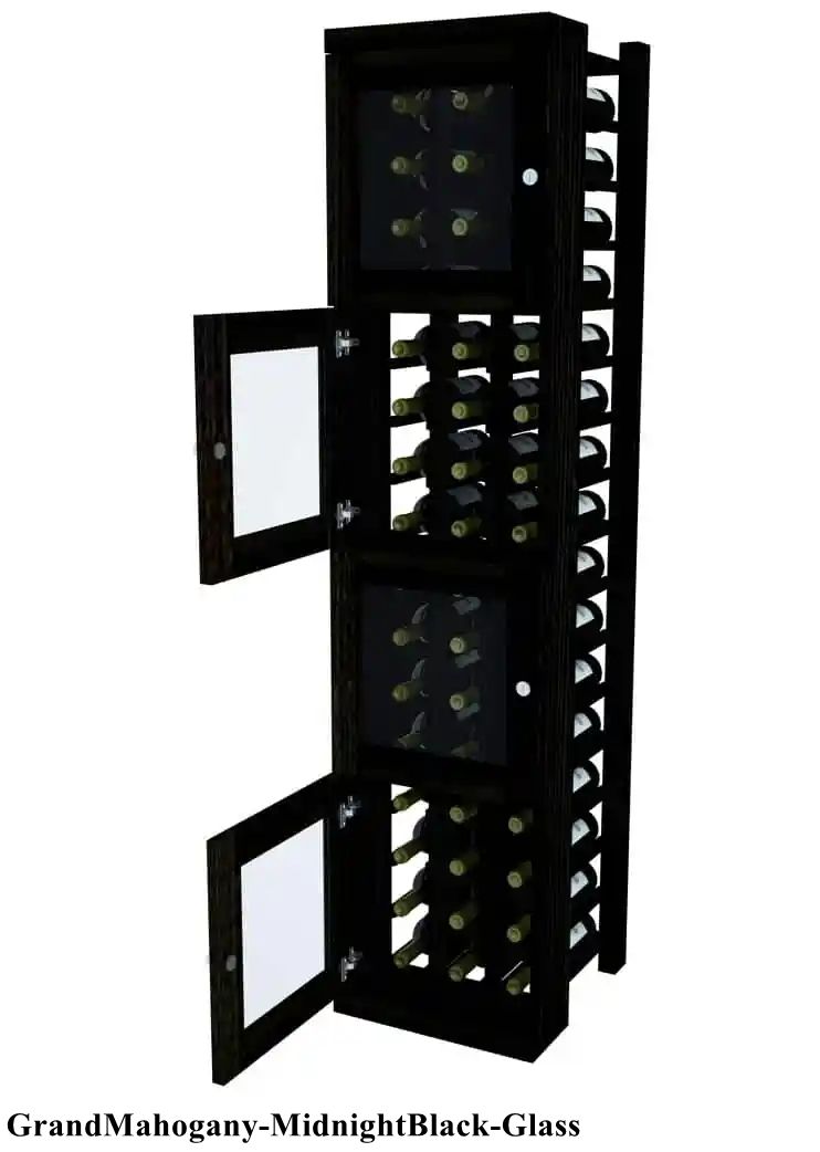 Vinostor Wine Lockers – 4 Locking Bins - 57-5/8″ Tall - Individual Bottles