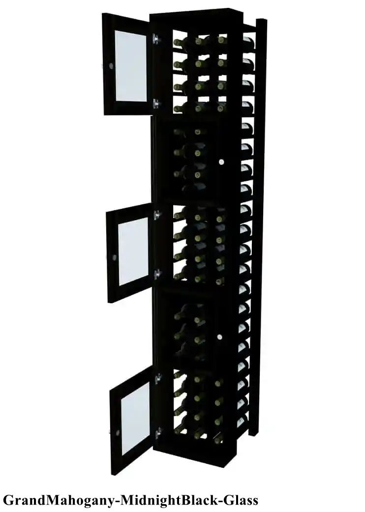 Vinostor Wine Lockers – 5 Locking Bins - 83-5/8″ Tall - Individual Bottles