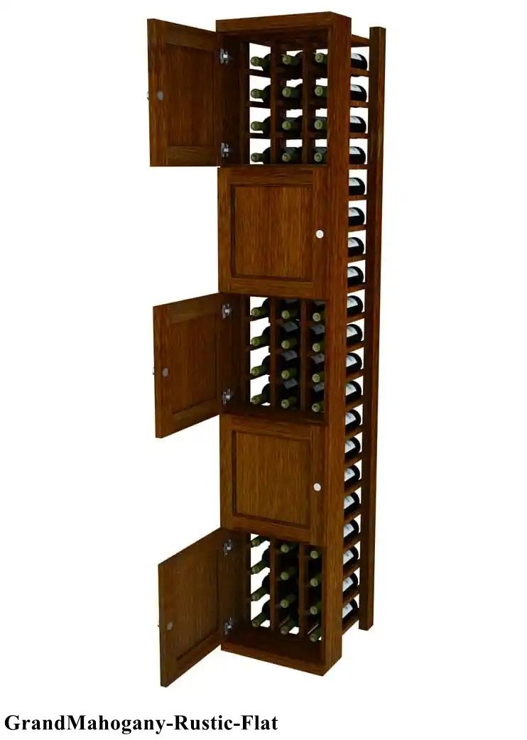 Vinostor Wine Lockers – 5 Locking Bins - 83-5/8″ Tall - Individual Bottles