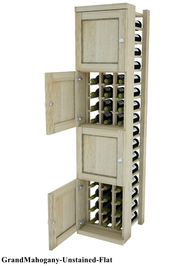 Vinostor Wine Lockers – 4 Locking Bins - 57-5/8″ Tall - Individual Bottles