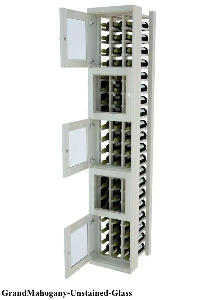 Vinostor Wine Lockers – 5 Locking Bins - 83-5/8″ Tall - Individual Bottles