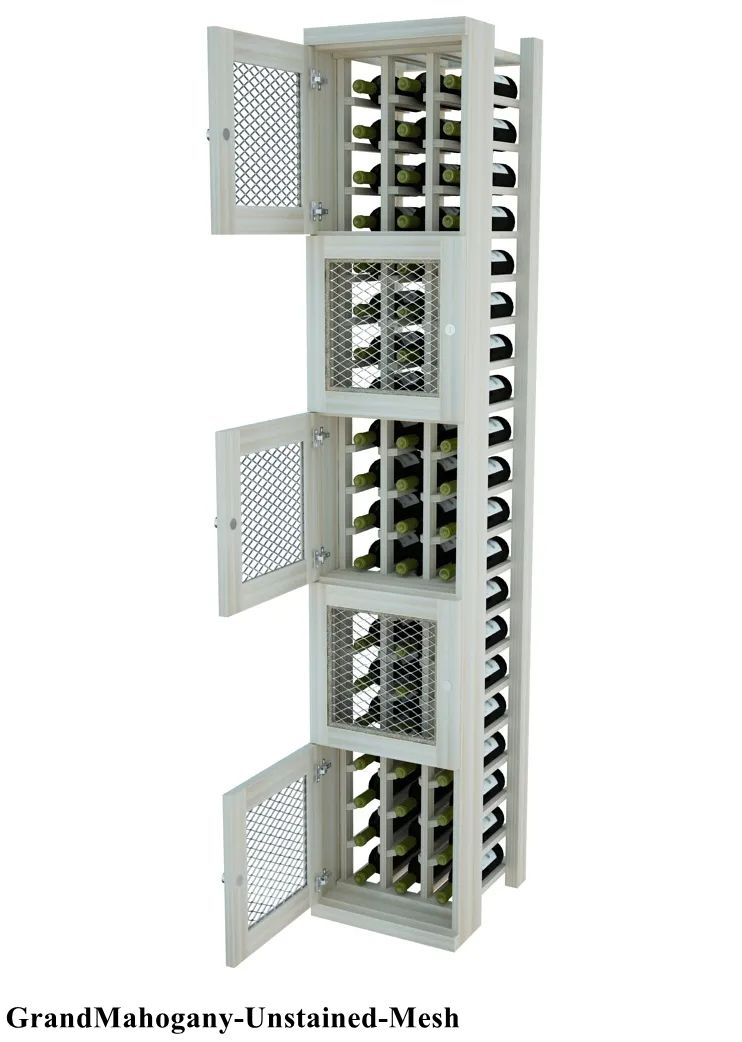 Vinostor Wine Lockers – 5 Locking Bins - 83-5/8″ Tall - Individual Bottles