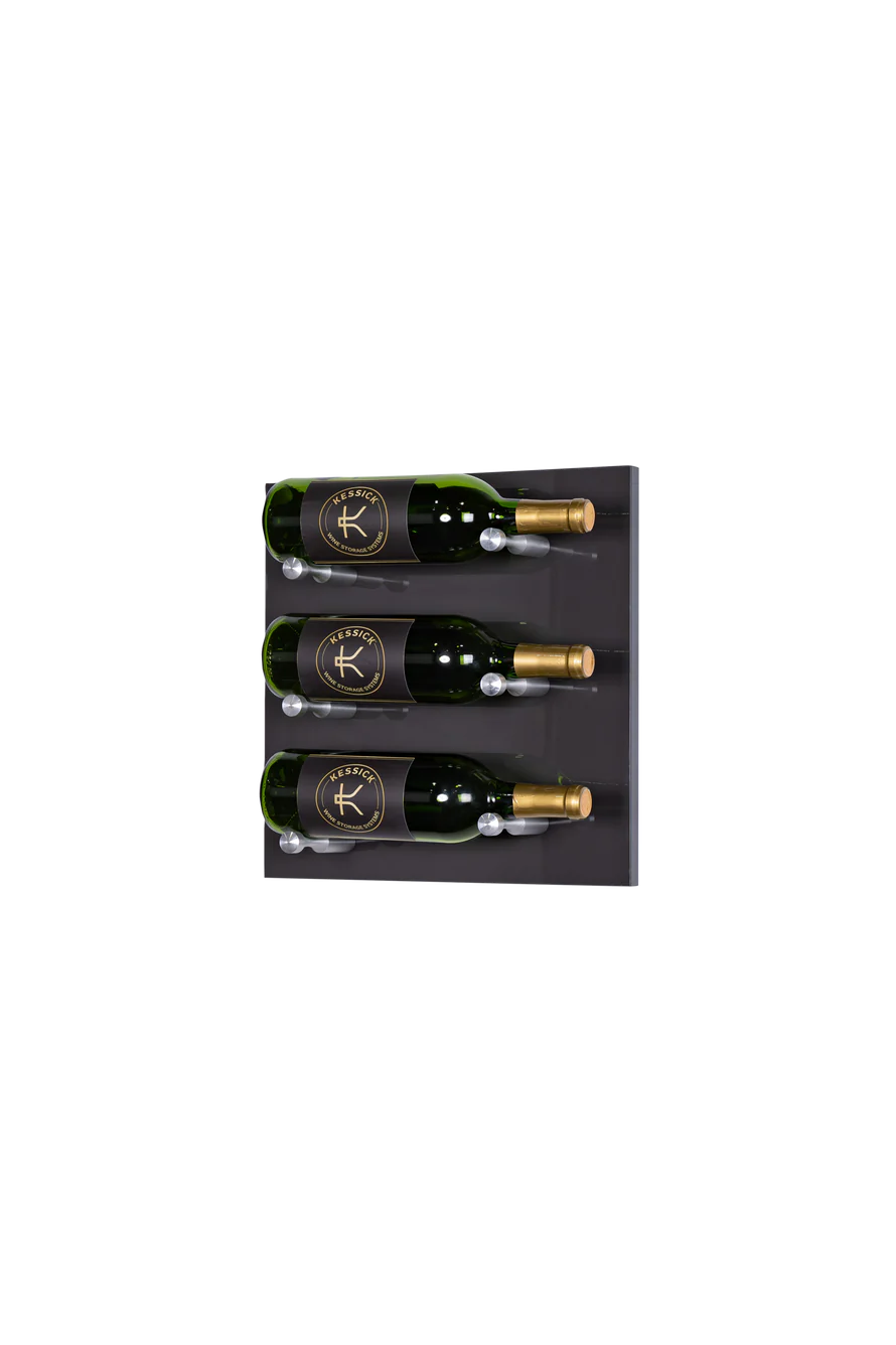 Kessick Wine as Art 14" x 14" High Gloss Panel Wine Rack