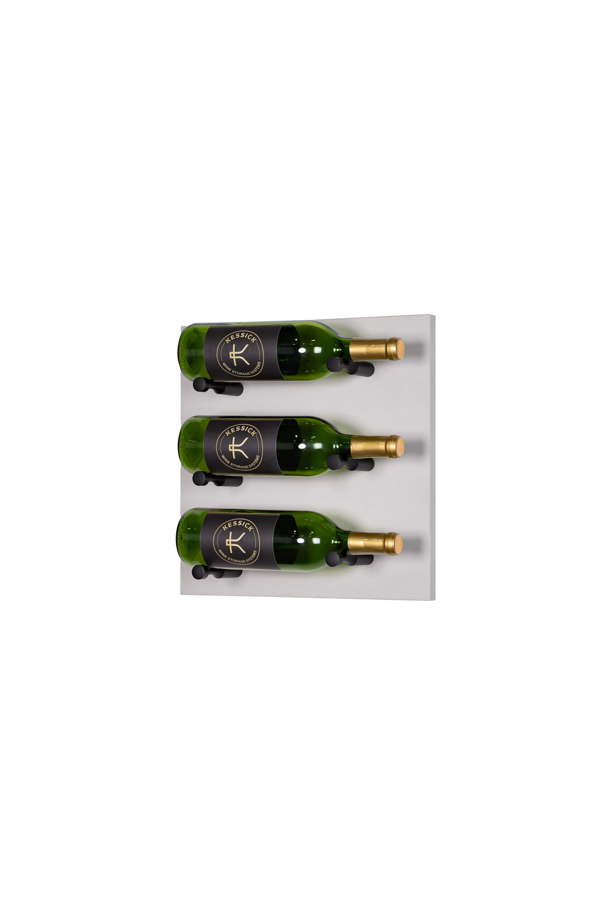 Kessick Wine as Art 14" x 14" Label Forward Textured Panel Wine Rack