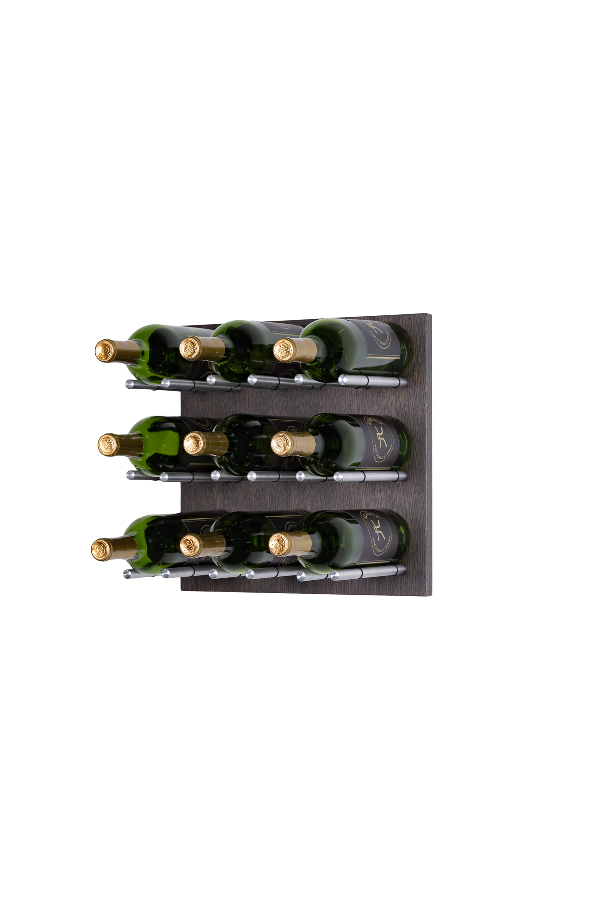 Kessick Wine as Art 14" x 14" Wood Panel Wine Rack