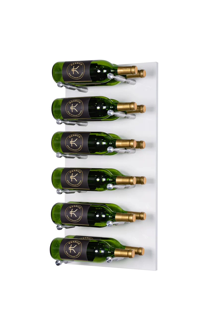 Kessick Wine as Art 14" x 28" Vertical High Gloss Panel Wine Rack