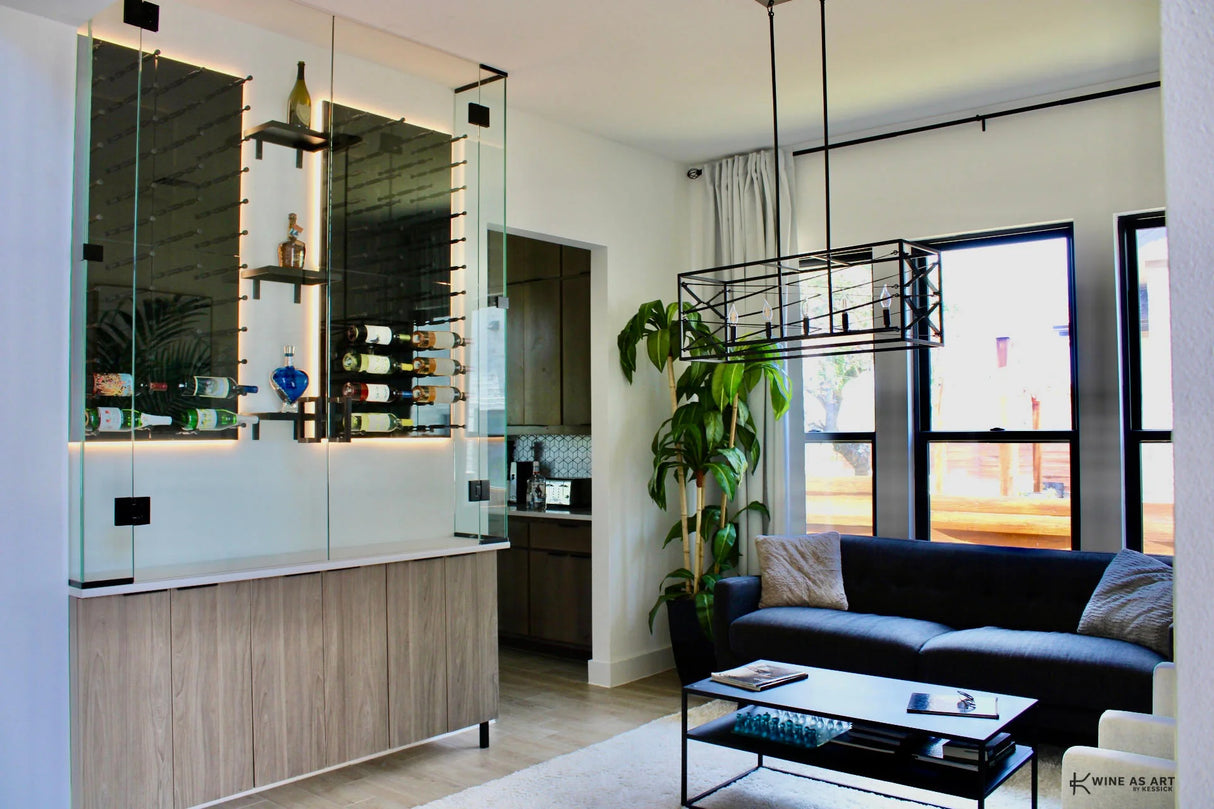 Kessick Wine as Art 14" x 28" Vertical High Gloss Panel Wine Rack