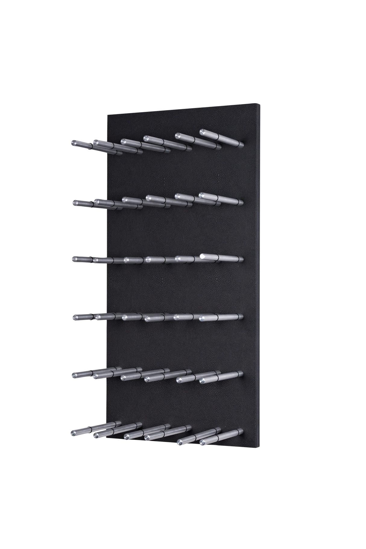 Kessick Wine as Art 14" x 28" Vertical Leather Panel Wine Rack