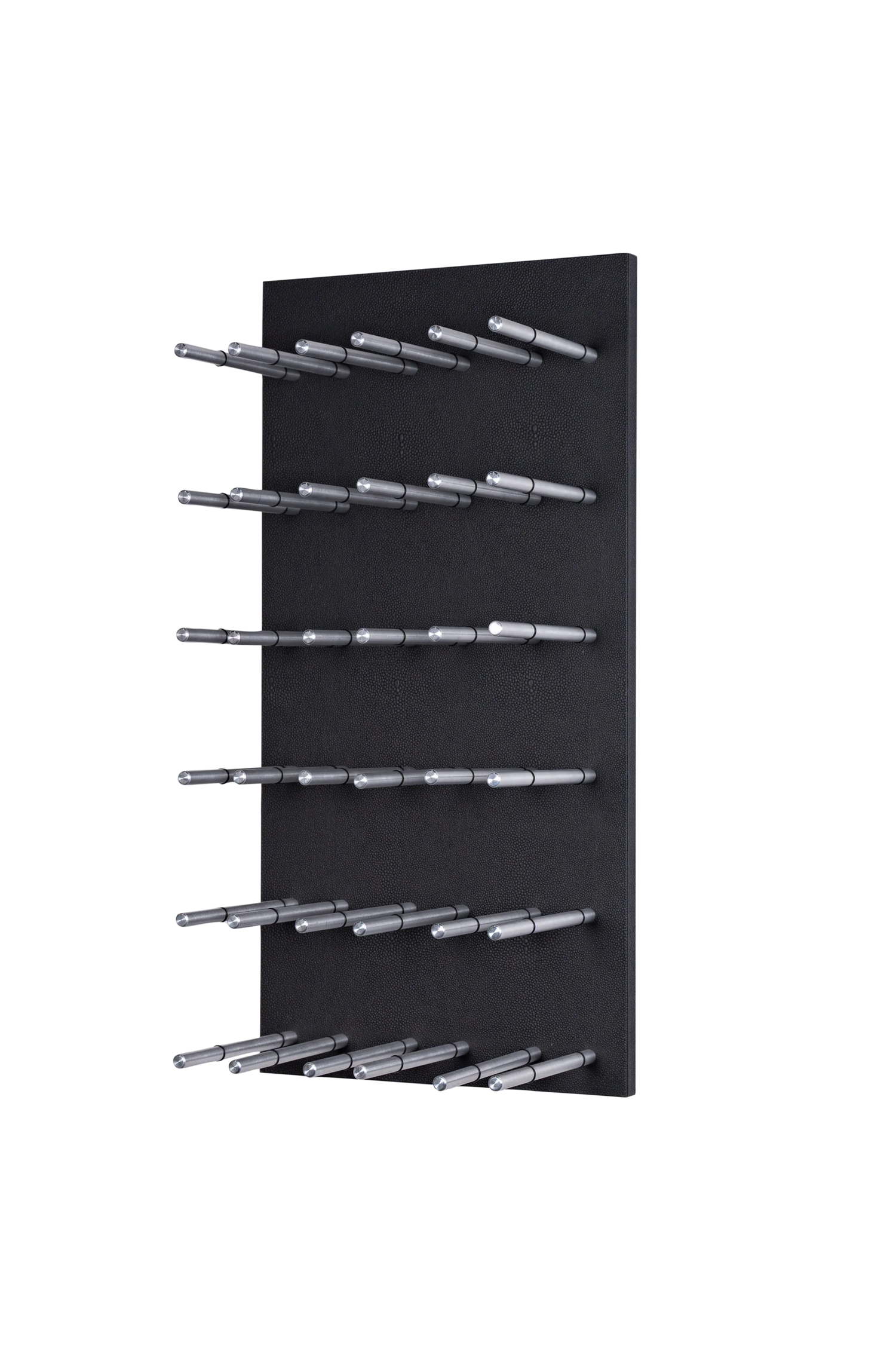 Kessick Wine as Art 14" x 28" Vertical Leather Panel Wine Rack