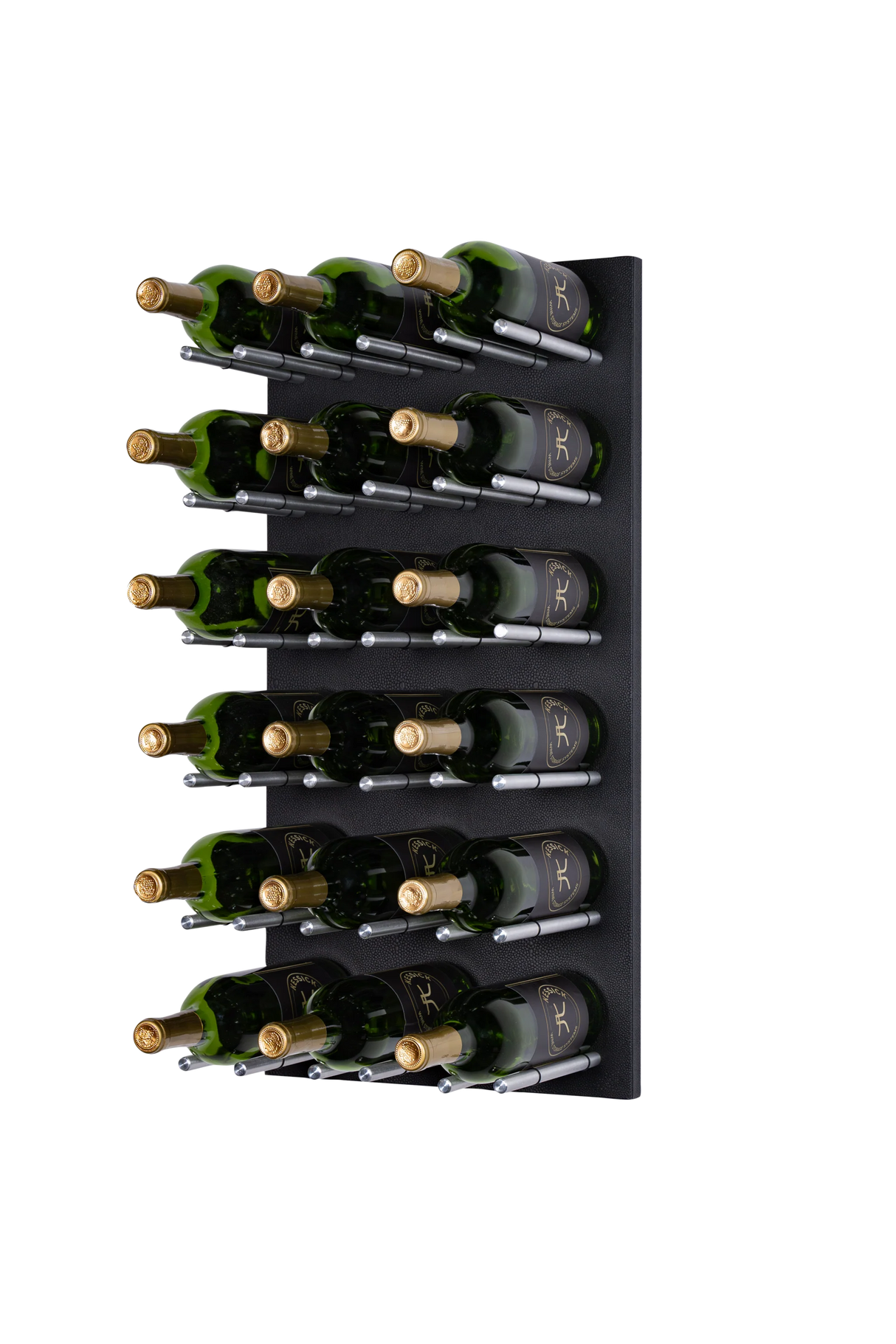 Kessick Wine as Art 14" x 28" Vertical Leather Panel Wine Rack