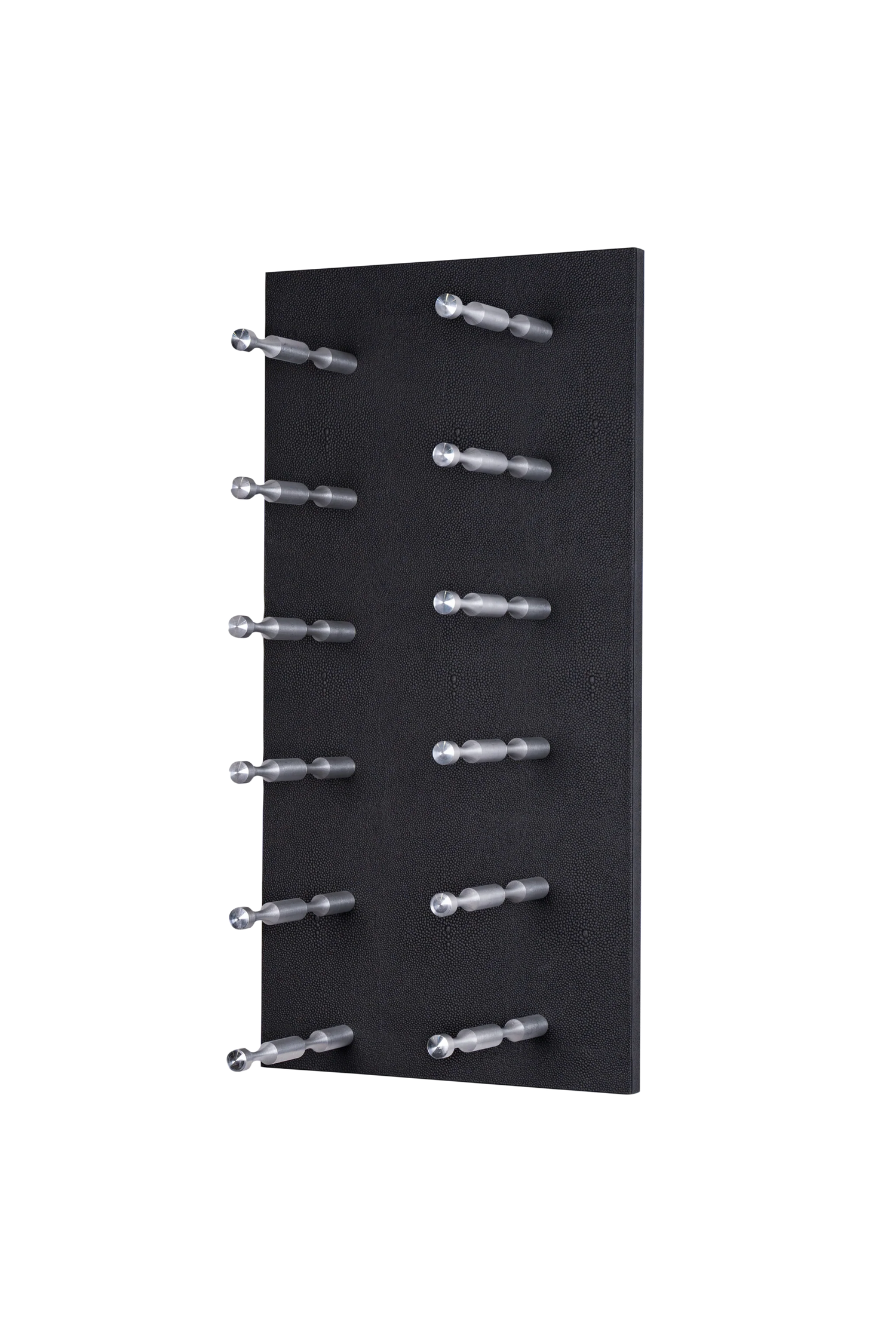 Kessick Wine as Art 14" x 28" Vertical Leather Panel Wine Rack