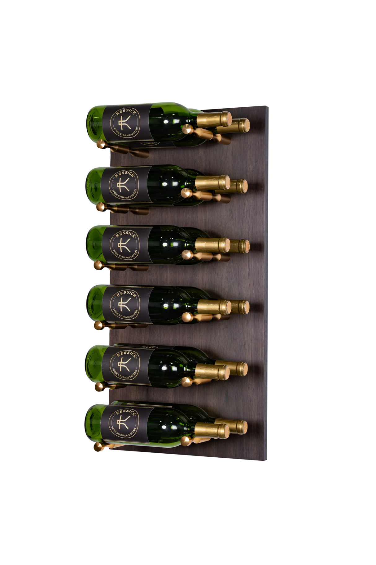 Kessick Wine as Art 14" x 28" Vertical Wood Panel Wine Rack