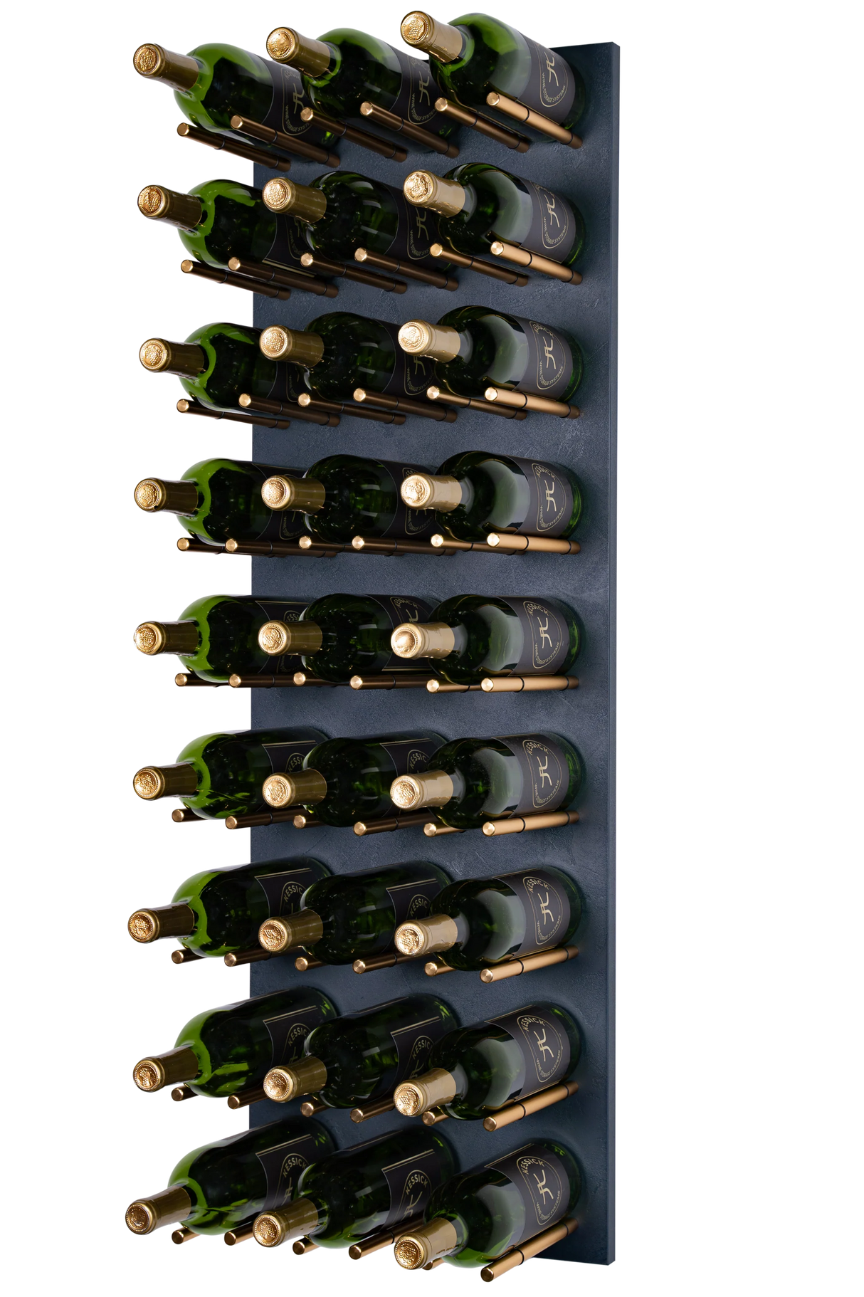 Kessick Wine as Art 14" x 42" Cork Forward Vertical Textured Panel Wine Rack