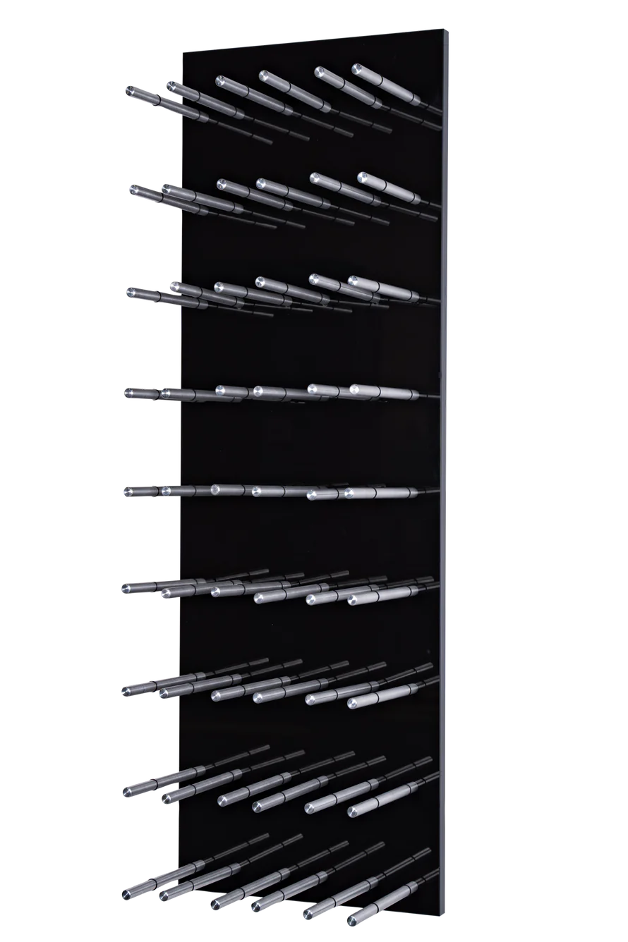 Kessick Wine as Art 14" x 42" Vertical High Gloss Panel Wine Rack