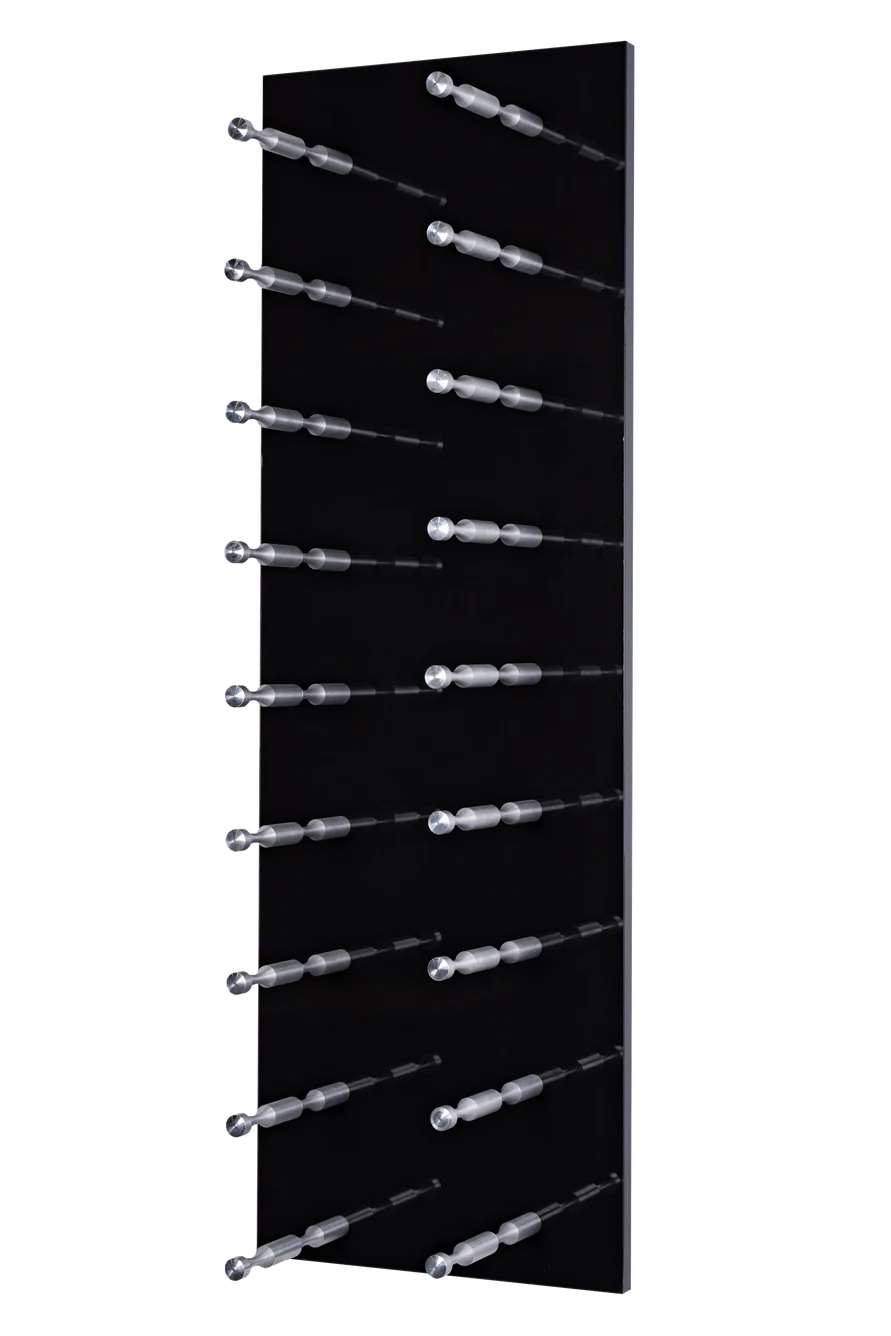 Kessick Wine as Art 14" x 42" Vertical High Gloss Panel Wine Rack