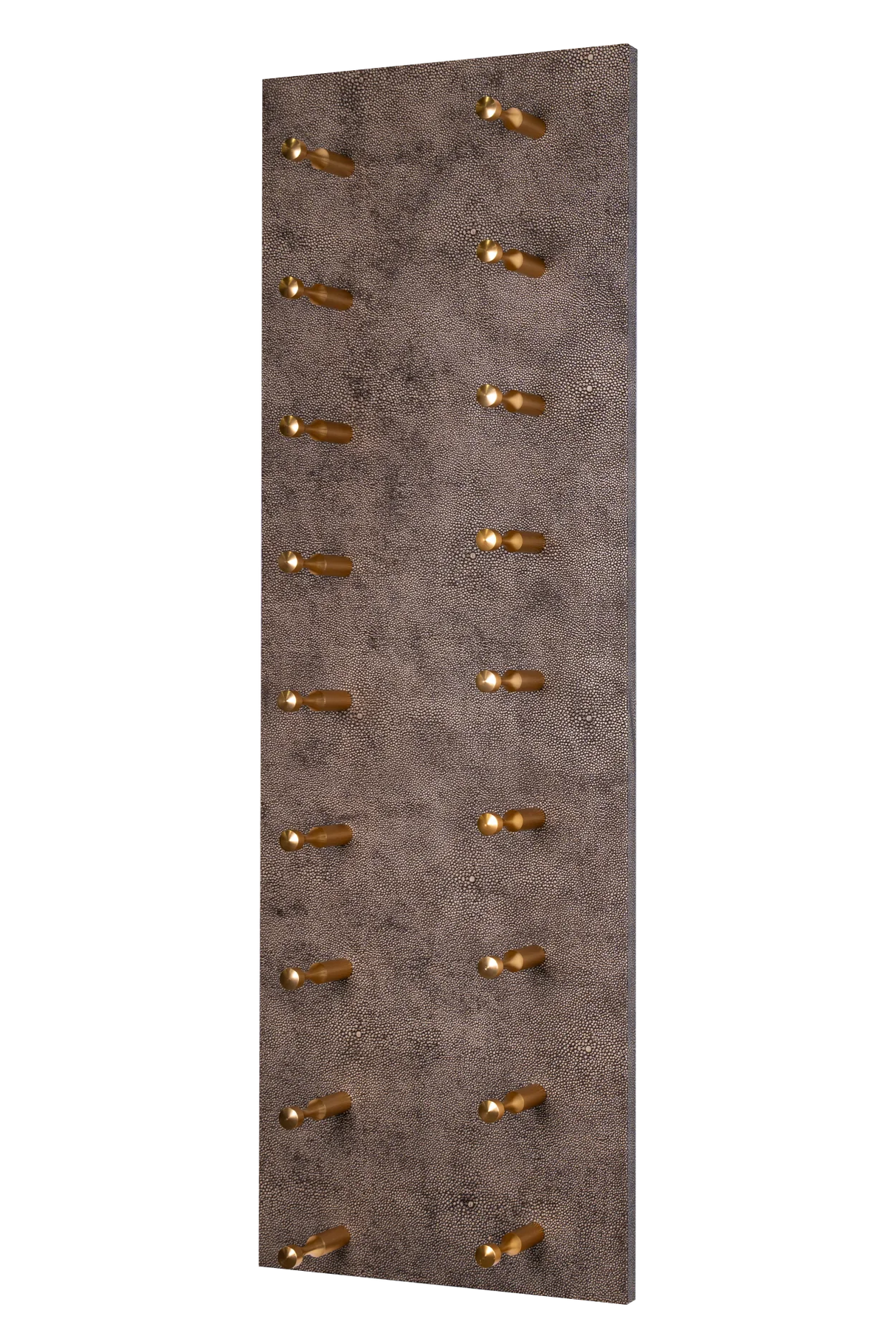 Kessick Wine as Art 14" x 42" Vertical Leather Panel Wine Rack