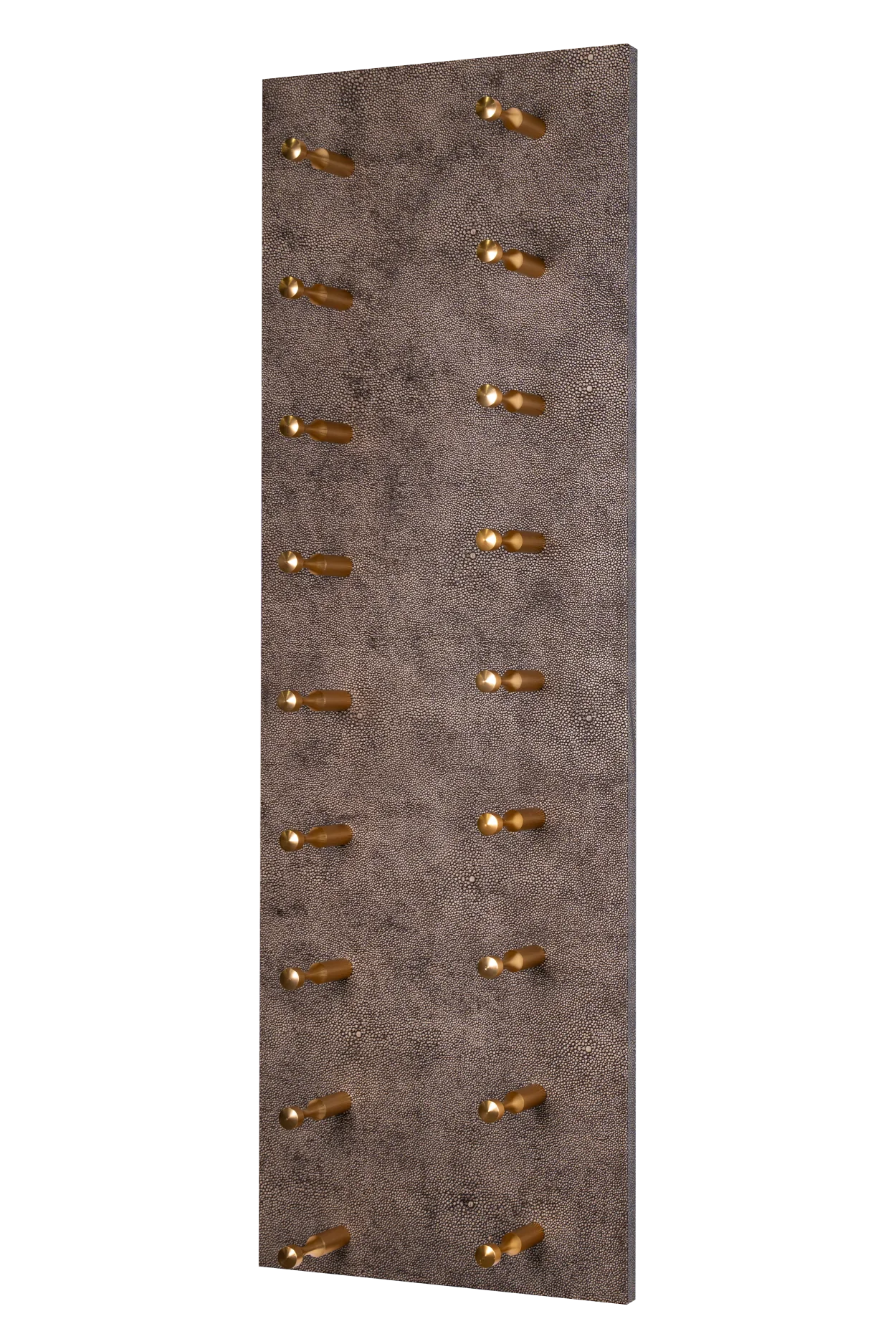 Kessick Wine as Art 14" x 42" Vertical Leather Panel Wine Rack