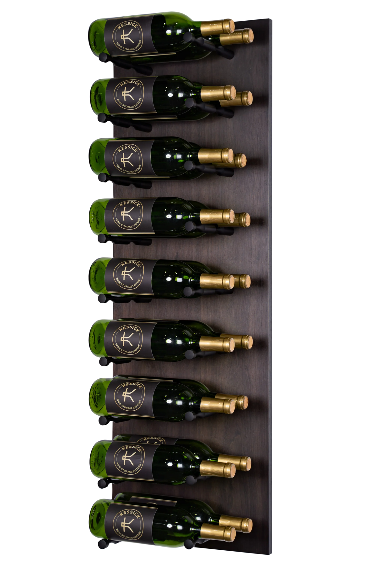 Kessick Wine as Art 14" x 42" Vertical Wood Panel Wine Rack