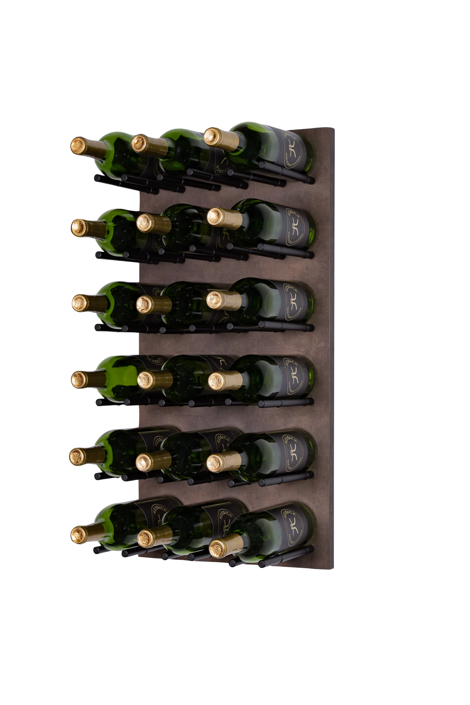 Kessick Wine as Art 14" x 28" Cork Forward Vertical Textured Panel Wine Rack