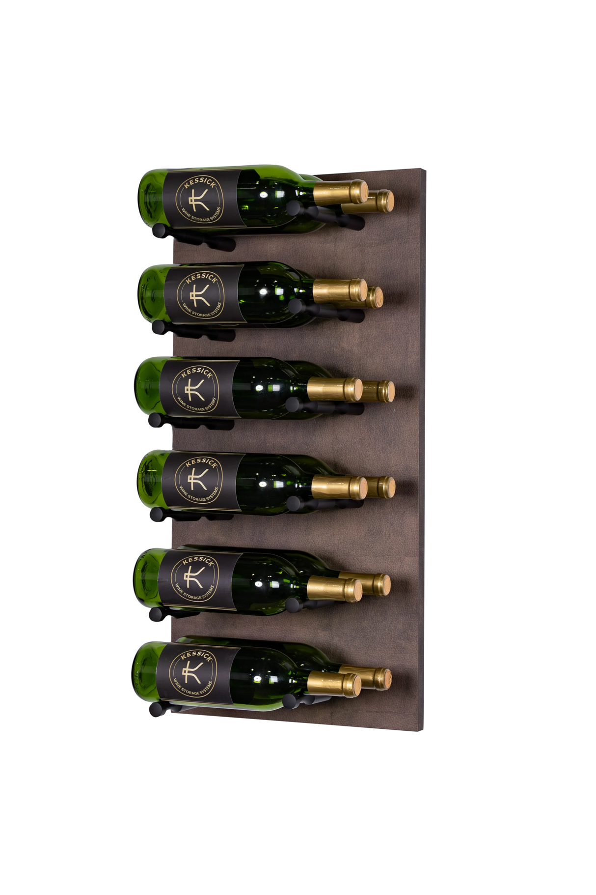 Kessick Wine as Art 14" x 28" Label Forward Vertical Textured Panel Wine Rack