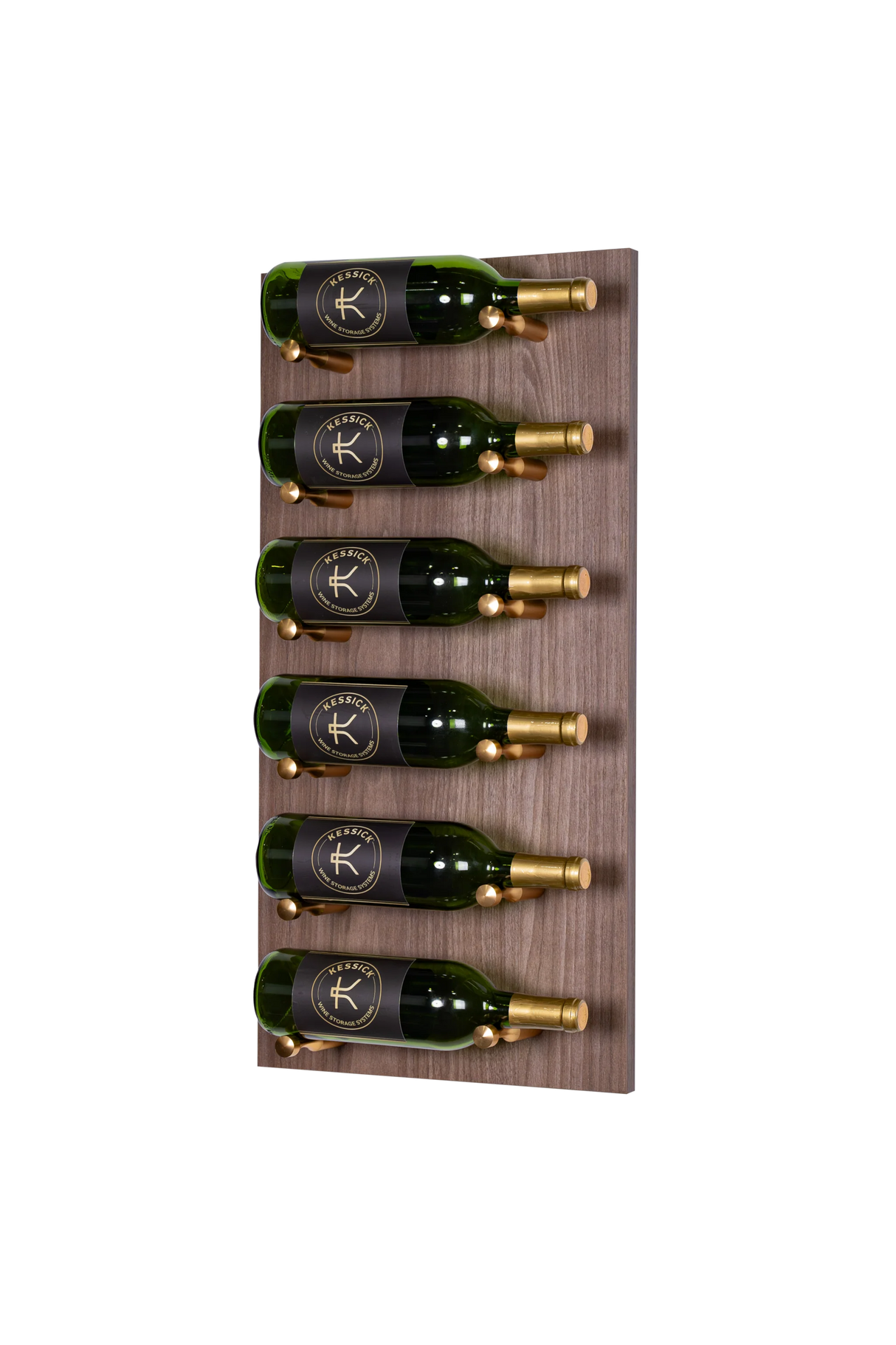 Kessick Wine as Art 14" x 28" Label Forward Vertical Textured Panel Wine Rack