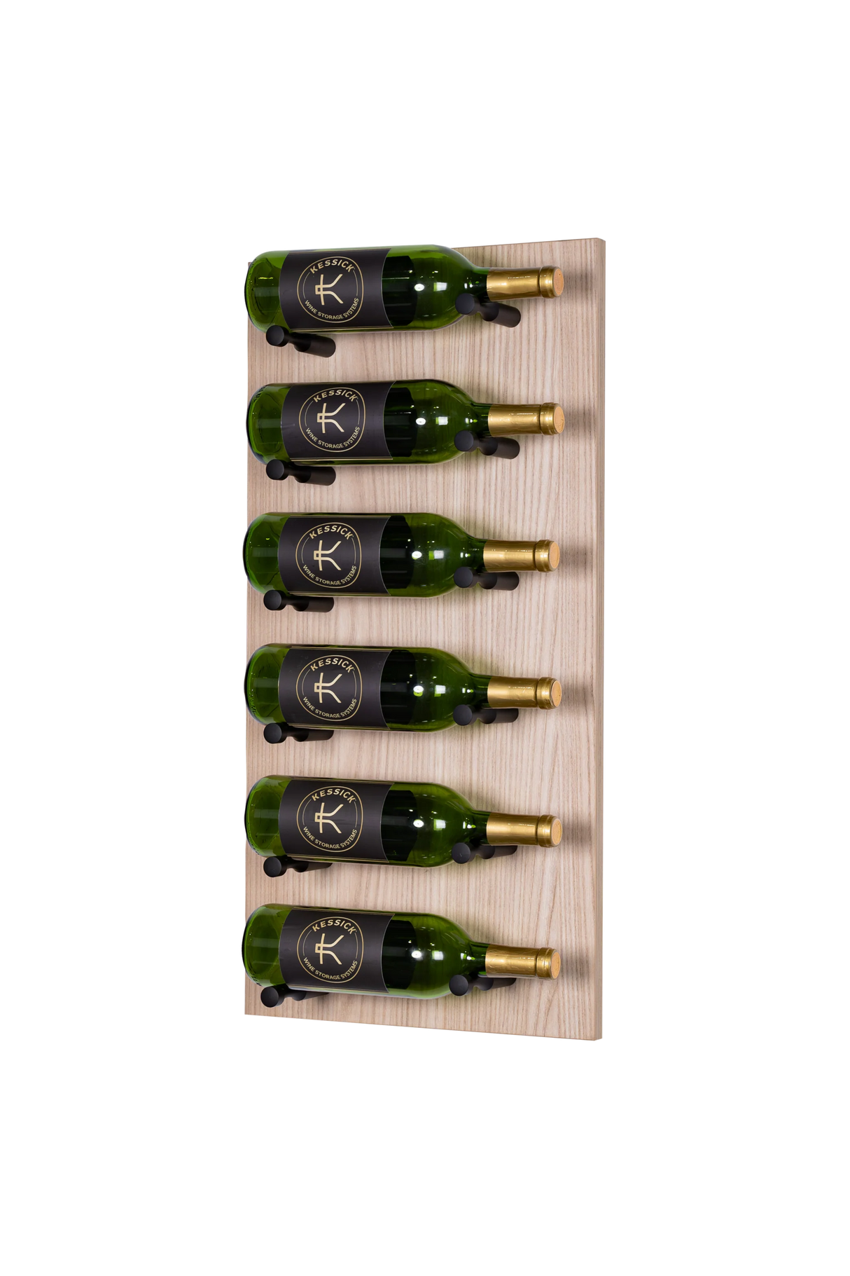 Kessick Wine as Art 14" x 28" Label Forward Vertical Textured Panel Wine Rack