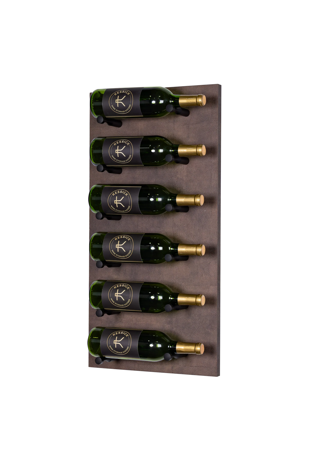Kessick Wine as Art 14" x 28" Label Forward Vertical Textured Panel Wine Rack
