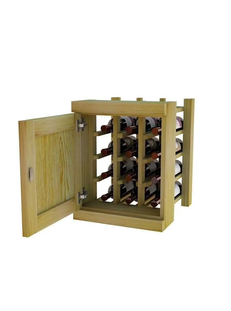 Vinostor Wine Lockers – 1 Locking Bins - 19-5/8″ Tall - Single Shelf Solid Sides