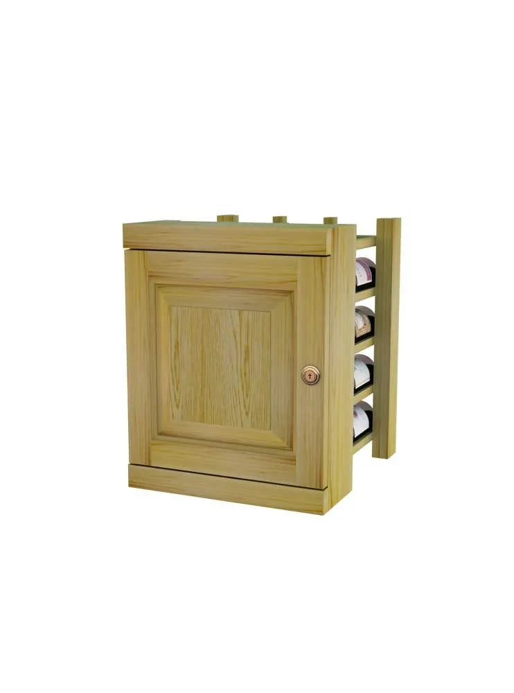 Vinostor Wine Lockers – 1 Locking Bins - 19-5/8″ Tall - Single Shelf Solid Sides