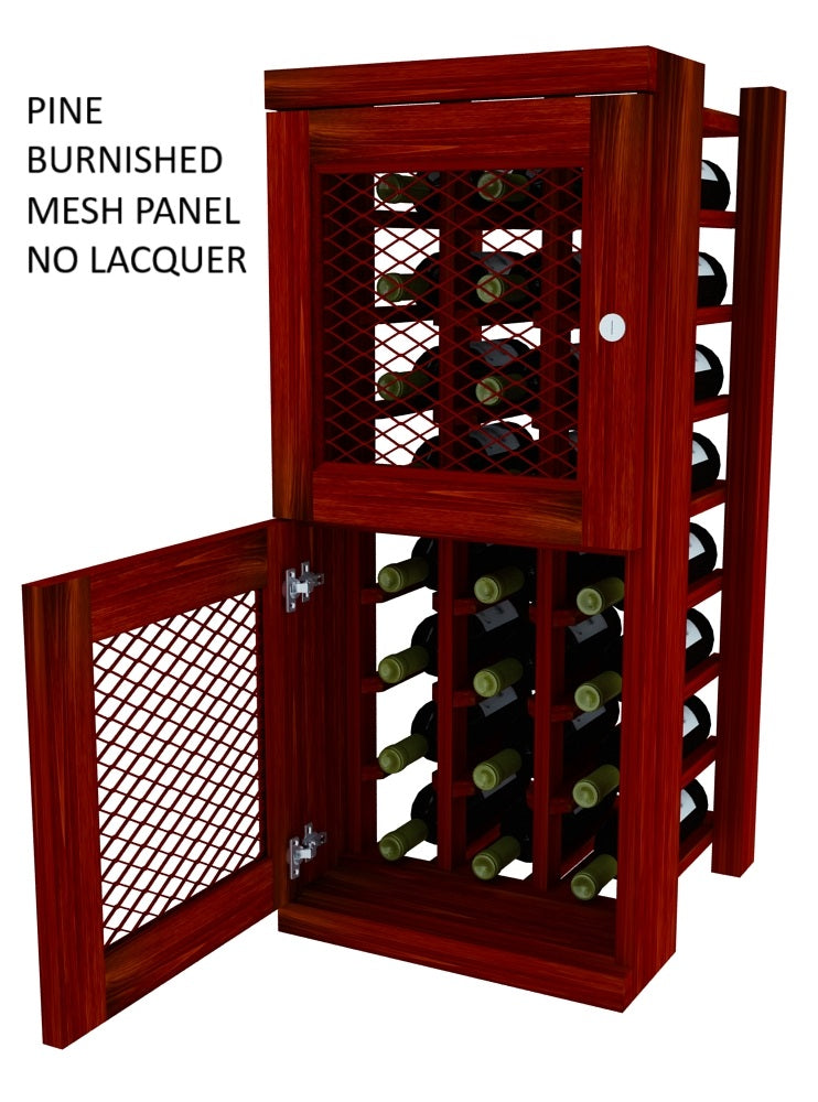 Vinostor Wine Lockers – 2 Locking Bins - 35-5/8″ Tall - Individual Bottles
