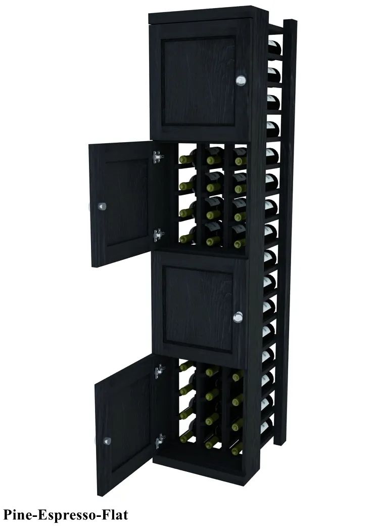 Vinostor Wine Lockers – 4 Locking Bins - 57-5/8″ Tall - Individual Bottles