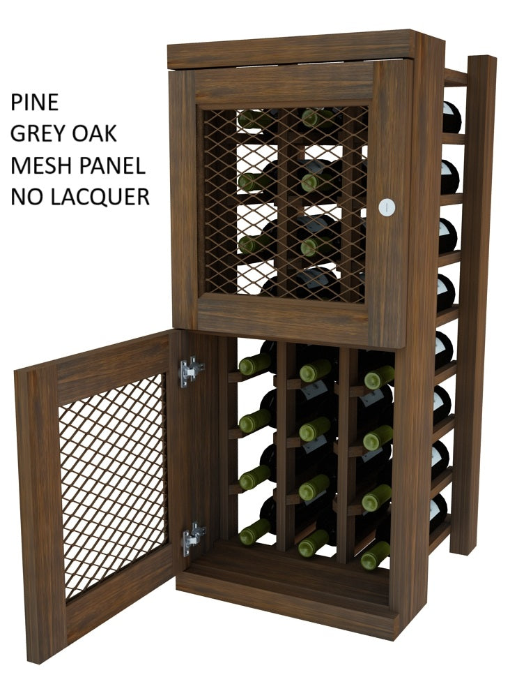 Vinostor Wine Lockers – 2 Locking Bins - 35-5/8″ Tall - Individual Bottles