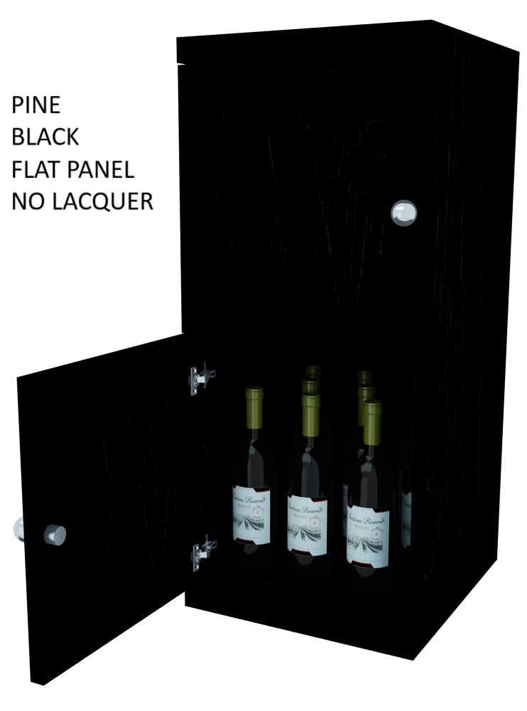 Vinostor Wine Lockers – 2 Locking Bins - 35-5/8″ Tall - Single Shelf Solid Sides